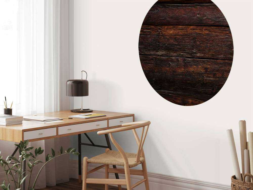 Dark burnt wood