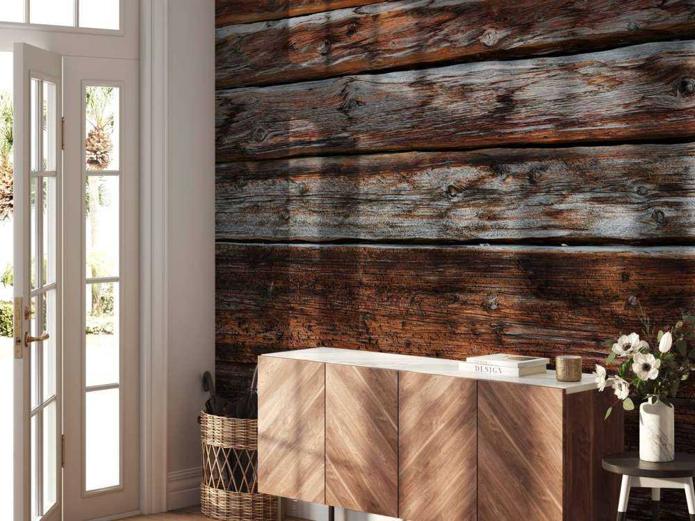 Rough weathered wood