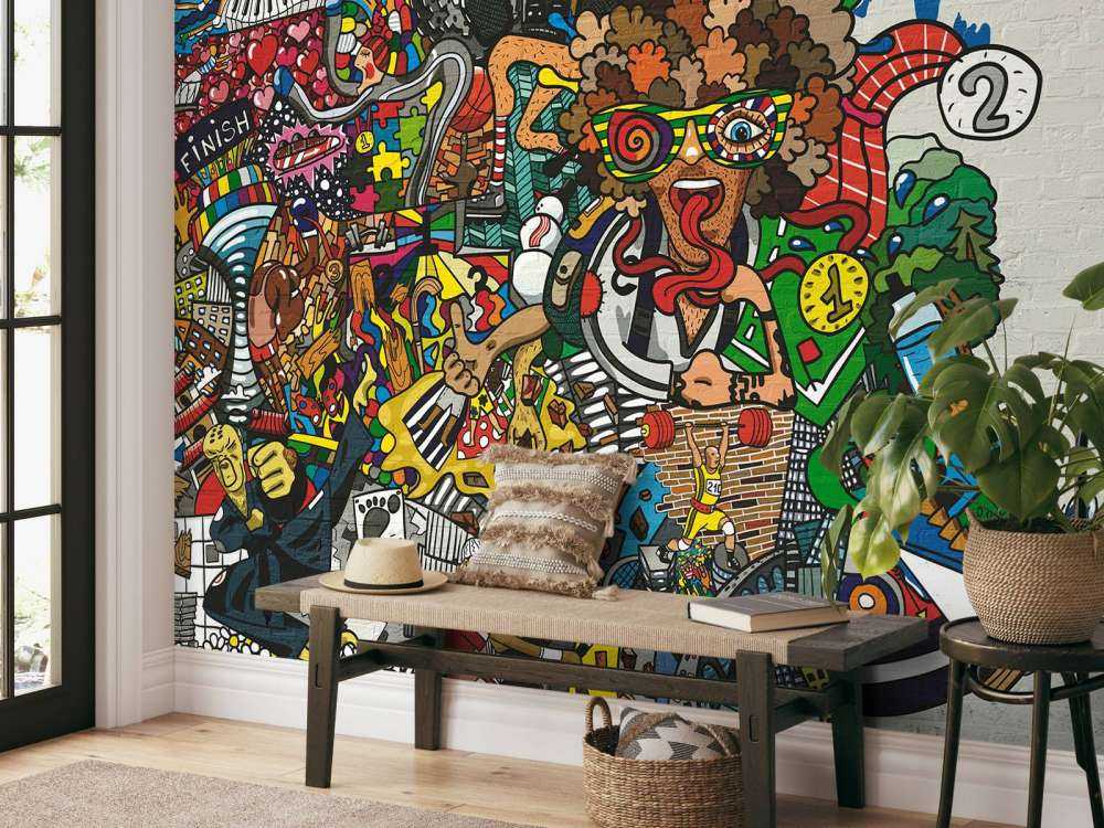 Chaotic graffiti