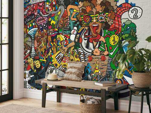 Chaotic graffiti