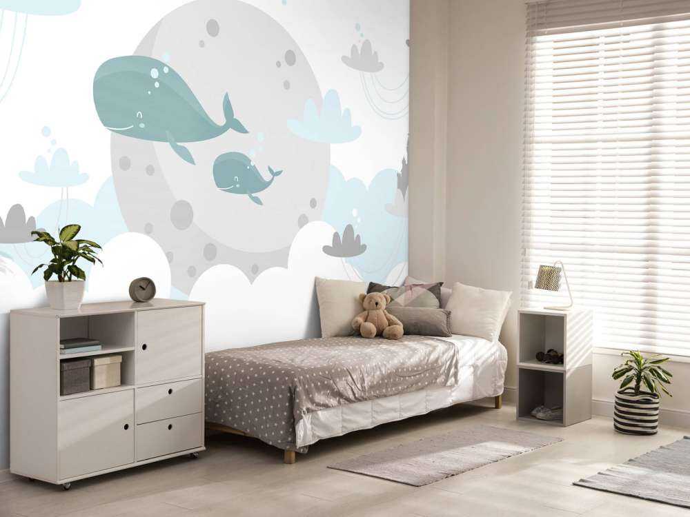 Babydesign met walvissen