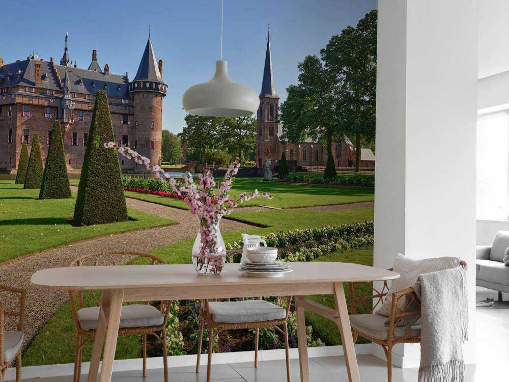 Kasteel de Haar in de zomer