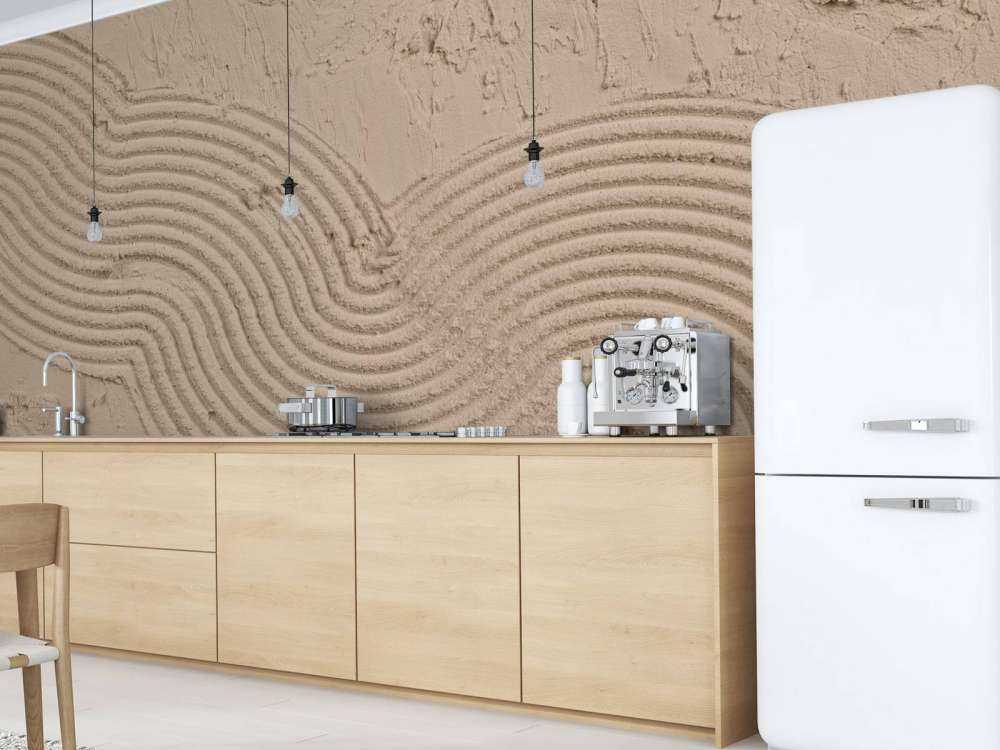 Organic lines and structures in taupe