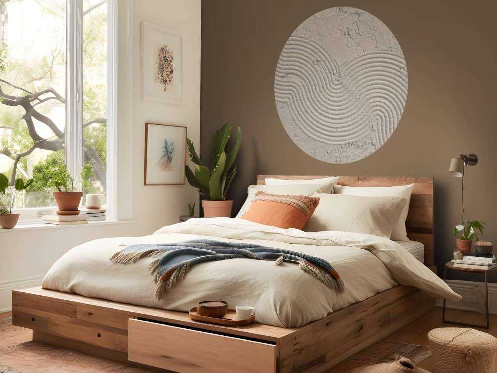 Organic lines and structures in linen