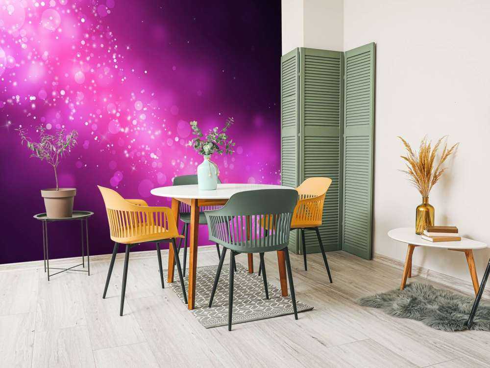 Pink glitter glitters