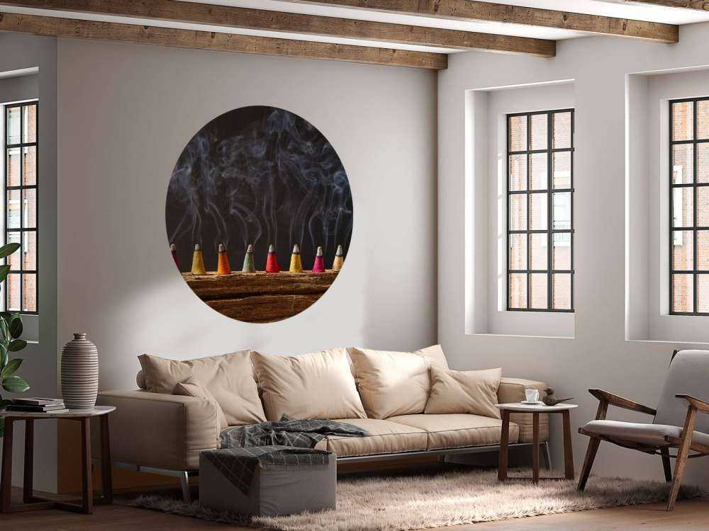 Colored incense sticks