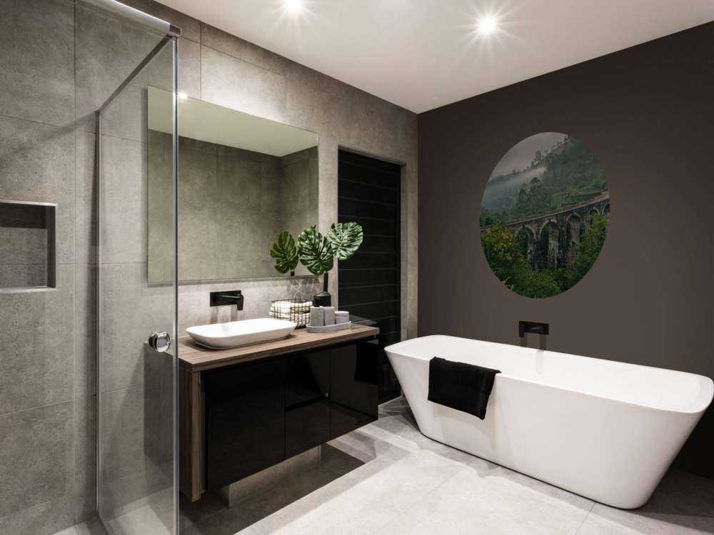 Railway bridge through jungle