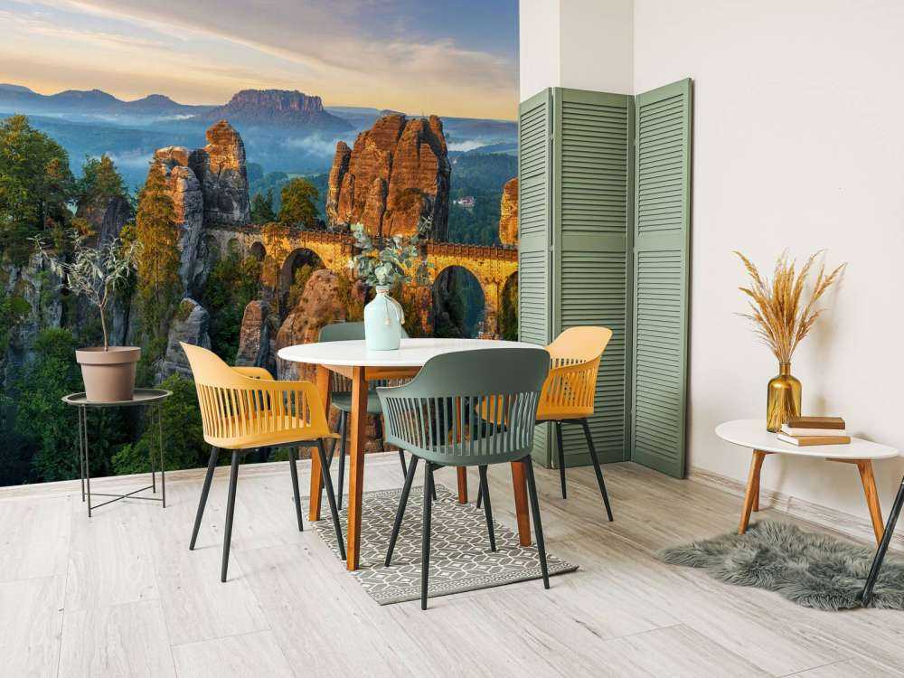 Bridge in the mountains