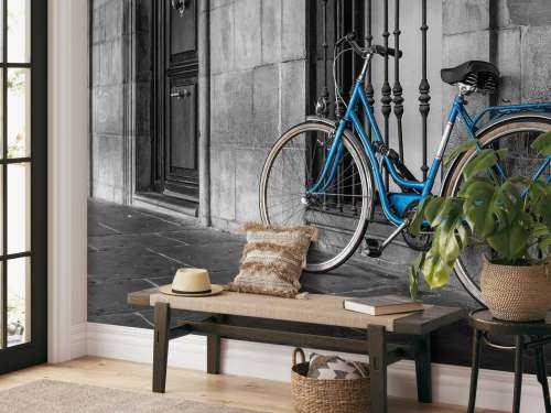 Old blue bike