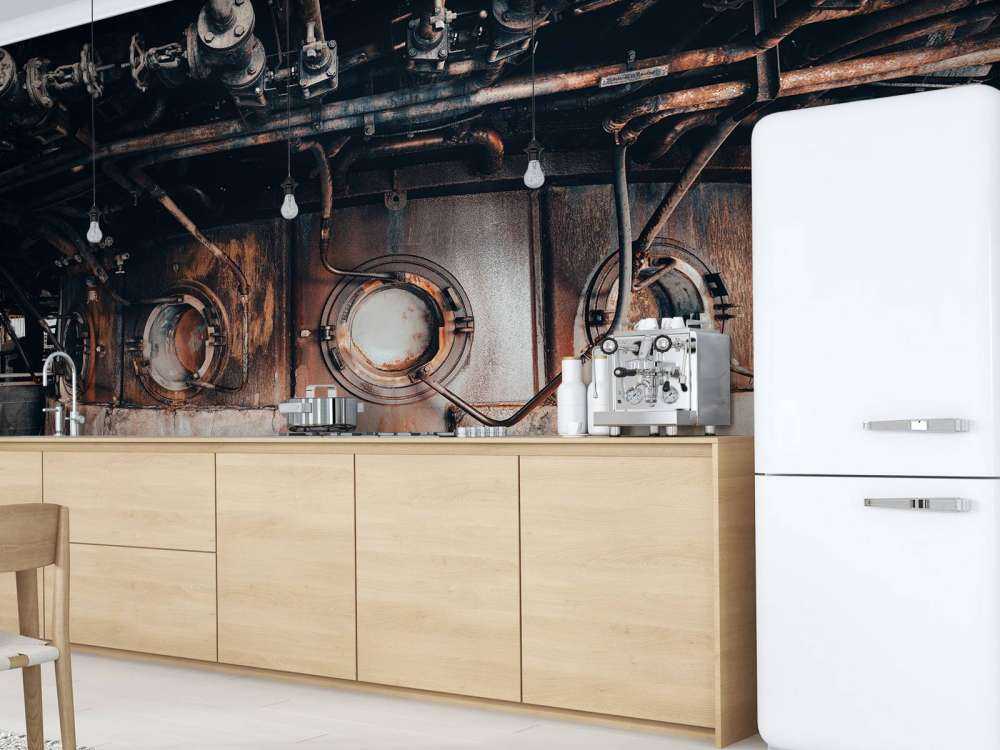 Old industrial furnace