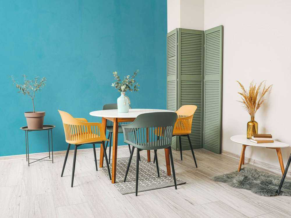 Moonstone blue concrete