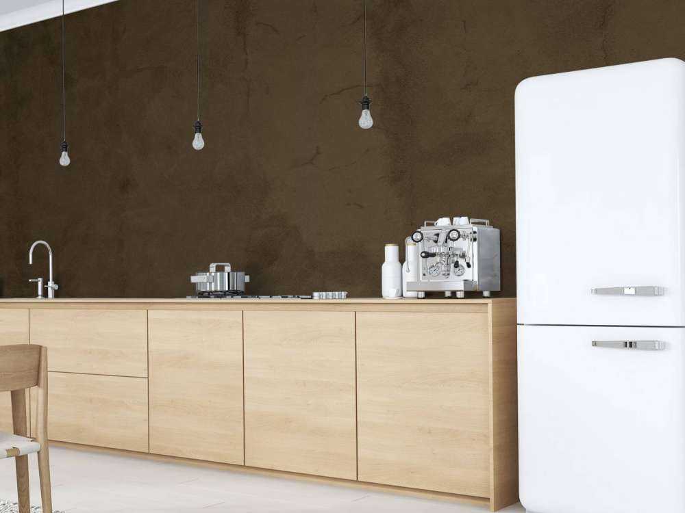 Bister brown concrete