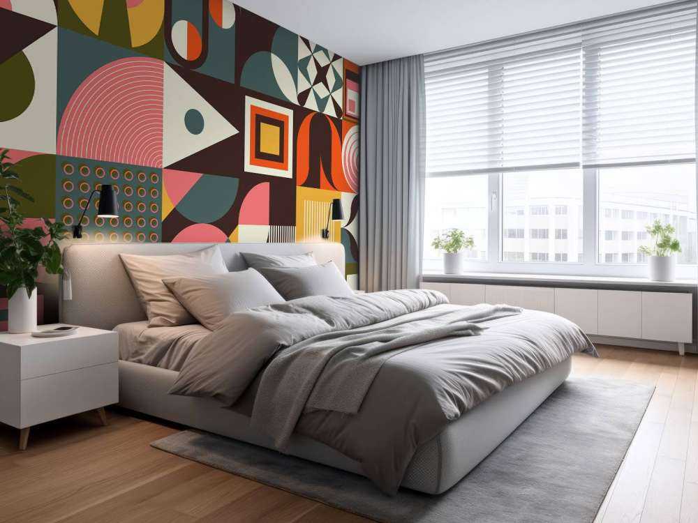 Colorful abstract shapes