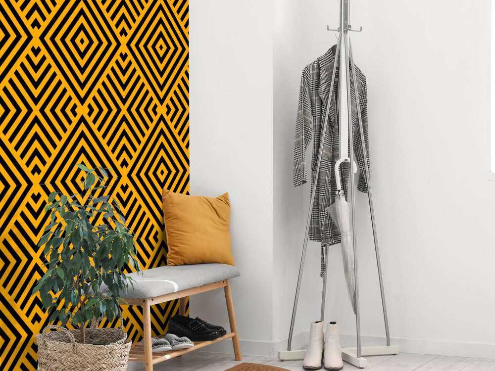 Black and gold Art Deco