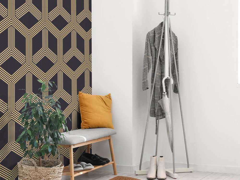 Illusion pattern art deco