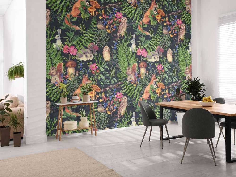 Dark forest pattern