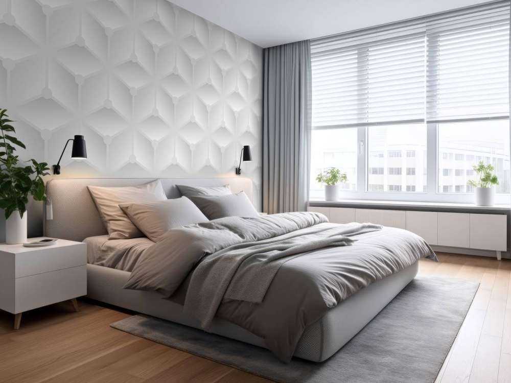 White 3D pattern