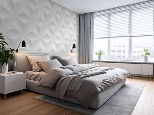 White 3D pattern