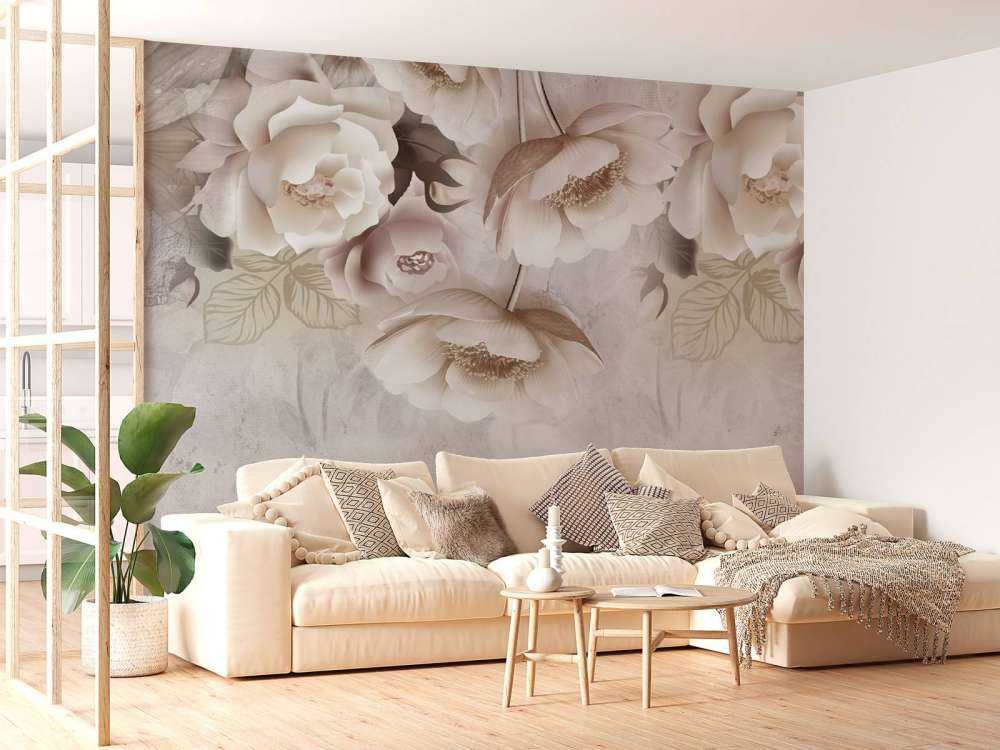 Beige flowers