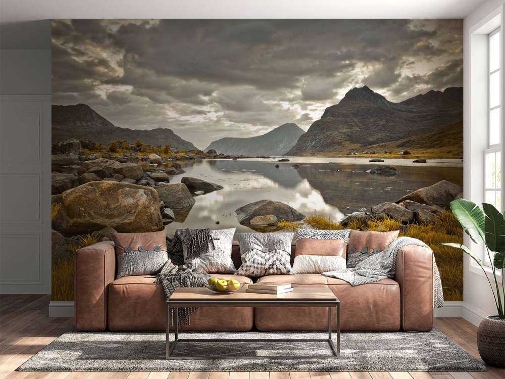 Lofoten during cloudy weather