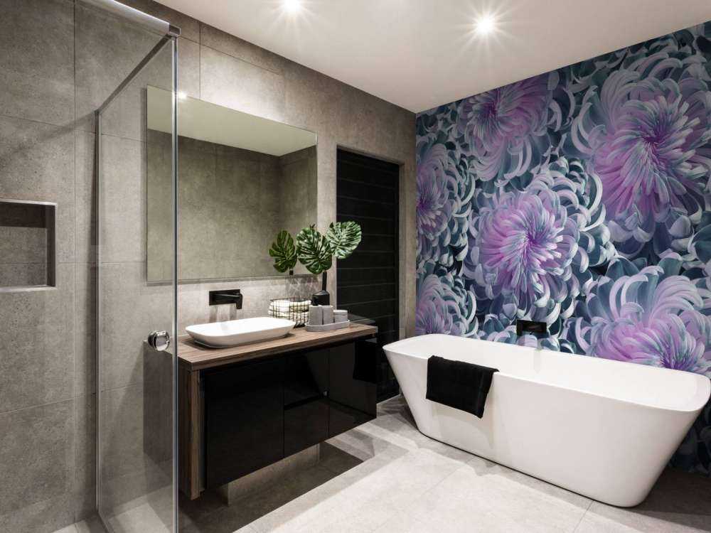 Roze chrysanthemum bloemen design