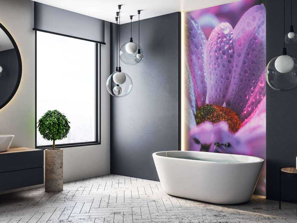 Chrysant bloem met dynamische kleuren