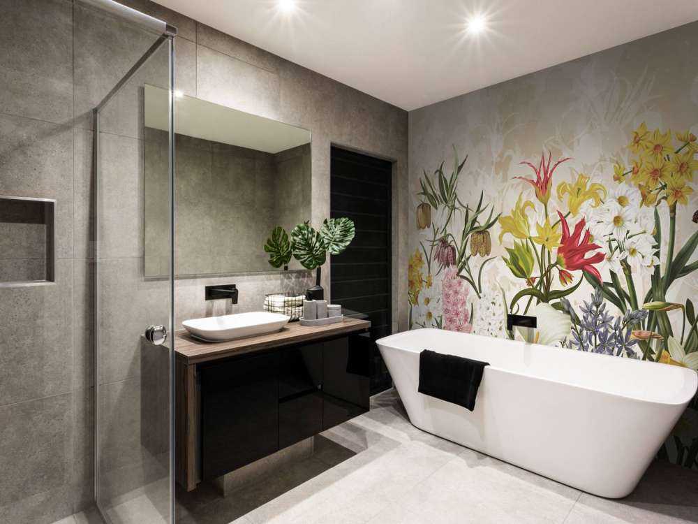 Spring Flowers - Warm Honey Beige