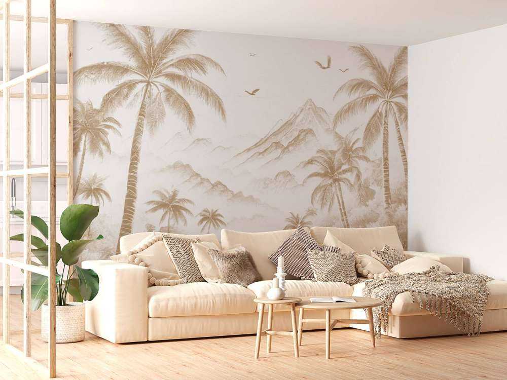 Peaceful Palm Bay, taupe