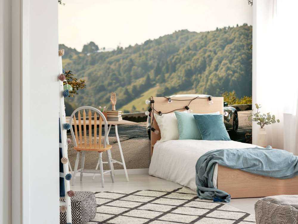 Ferrari F12 through the mountains