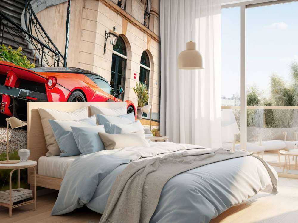 Ferrari laFerrari by luxury villa