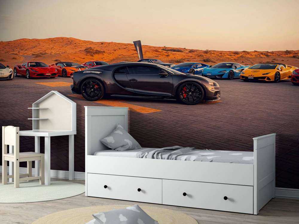 Bugatti Chiron and friends