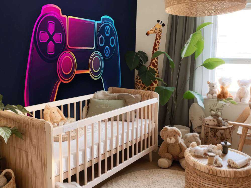 Neon Gaming Controller