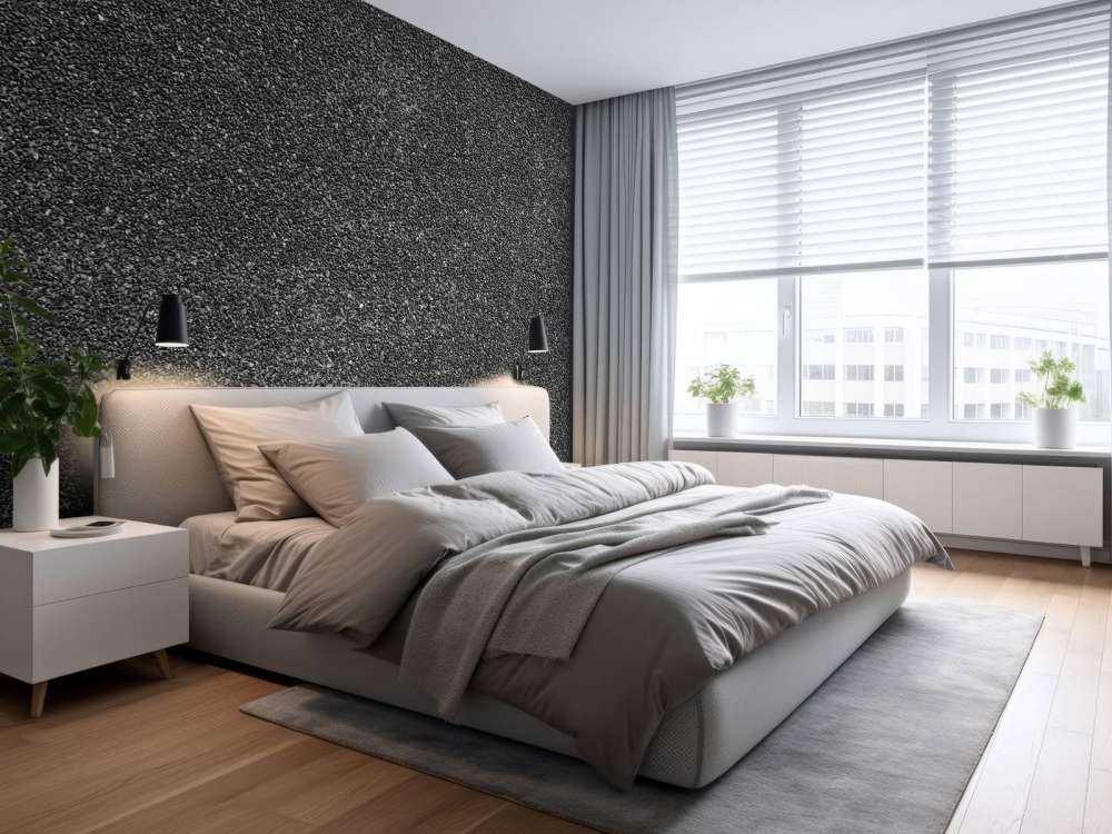 Small black stones