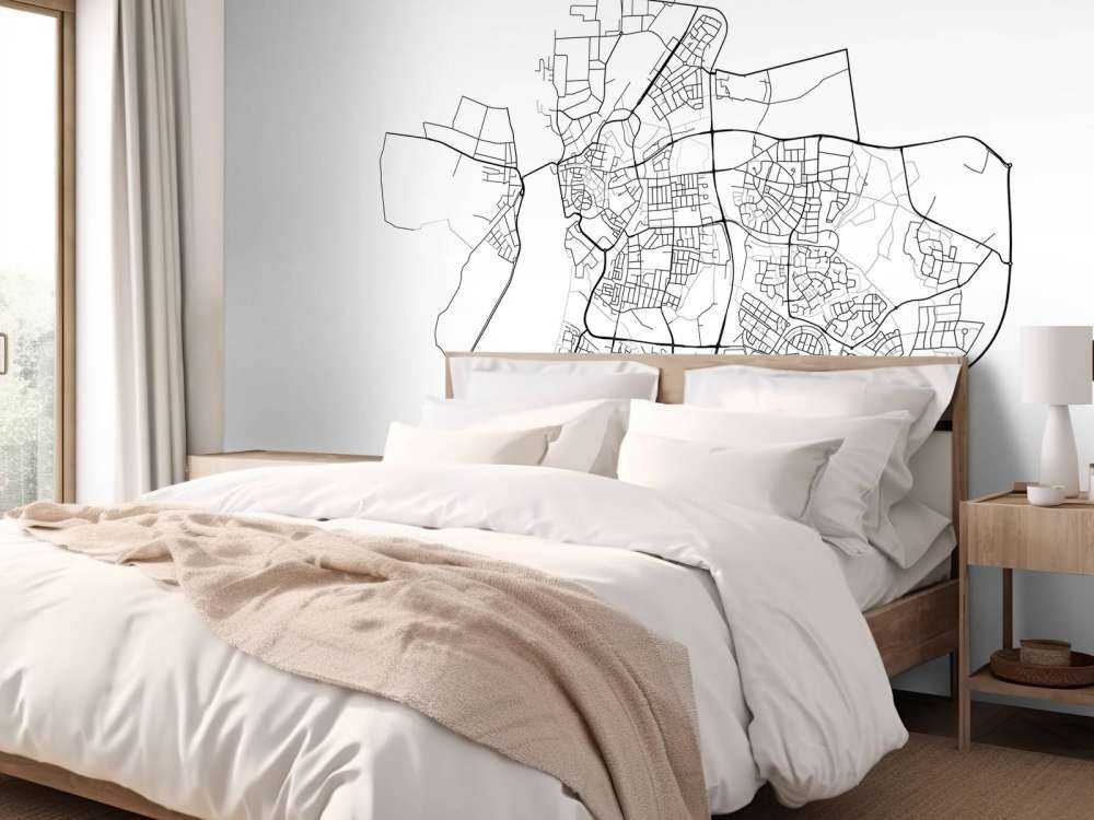 Map of Zutphen, white