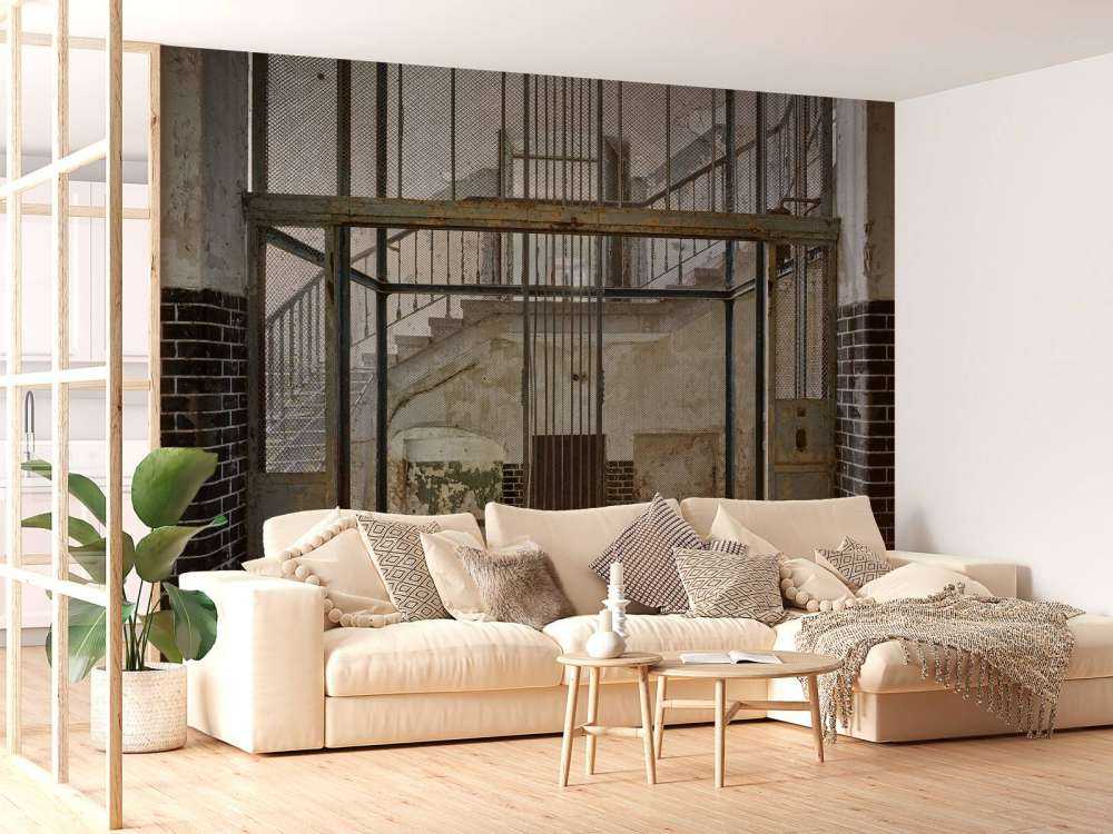 Abandoned lift shaft