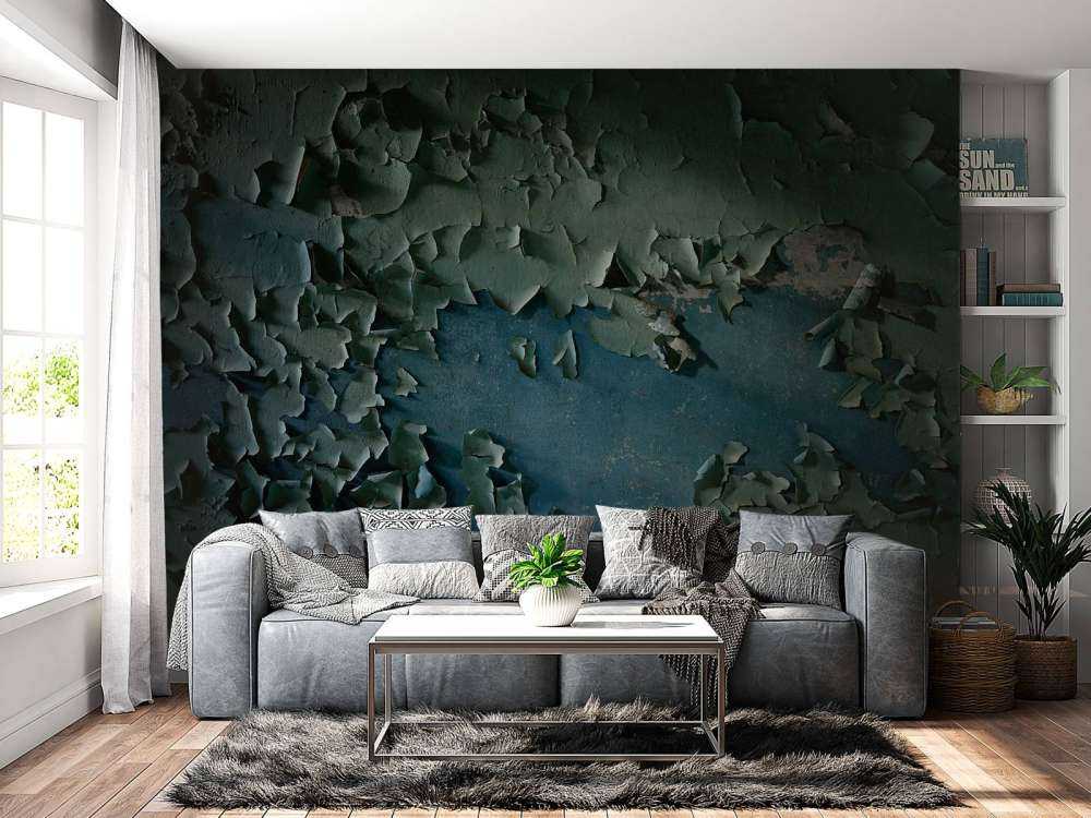 Weathered paint wall