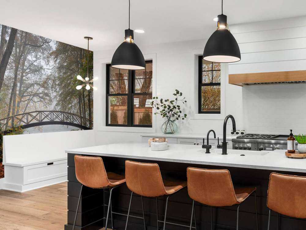 Bridge between the trees