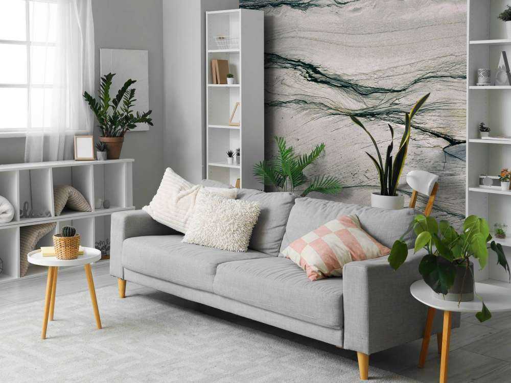 Layered marble with depth