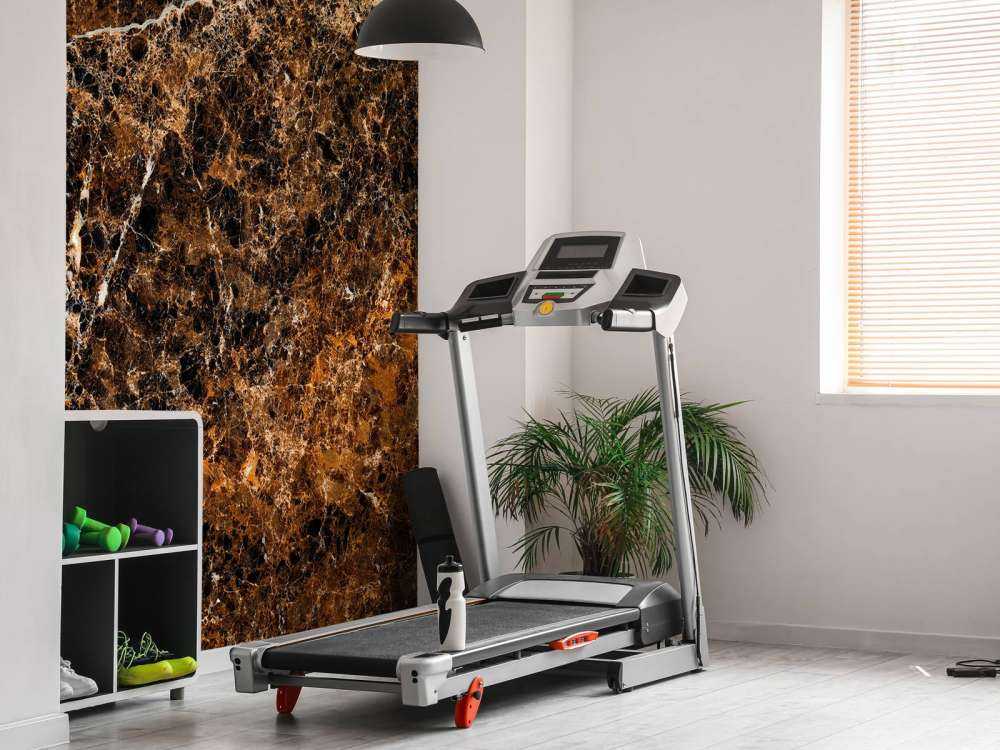 Copper-coloured marble