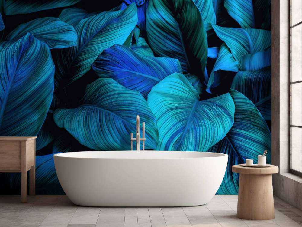 Blue leaves