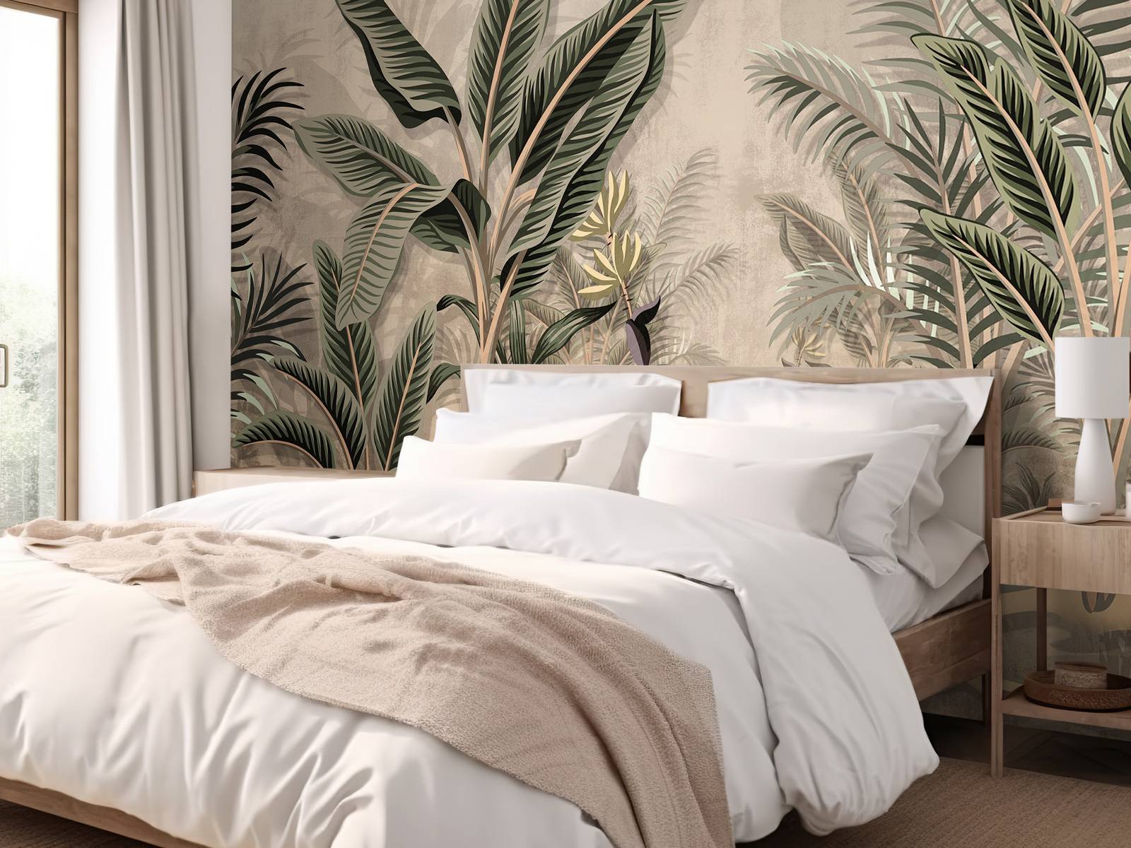 Vintage palm trees