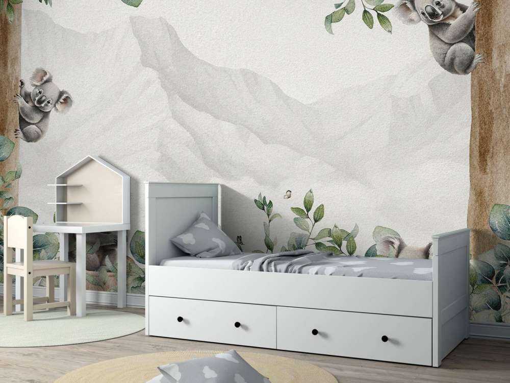 Koala landscape in color