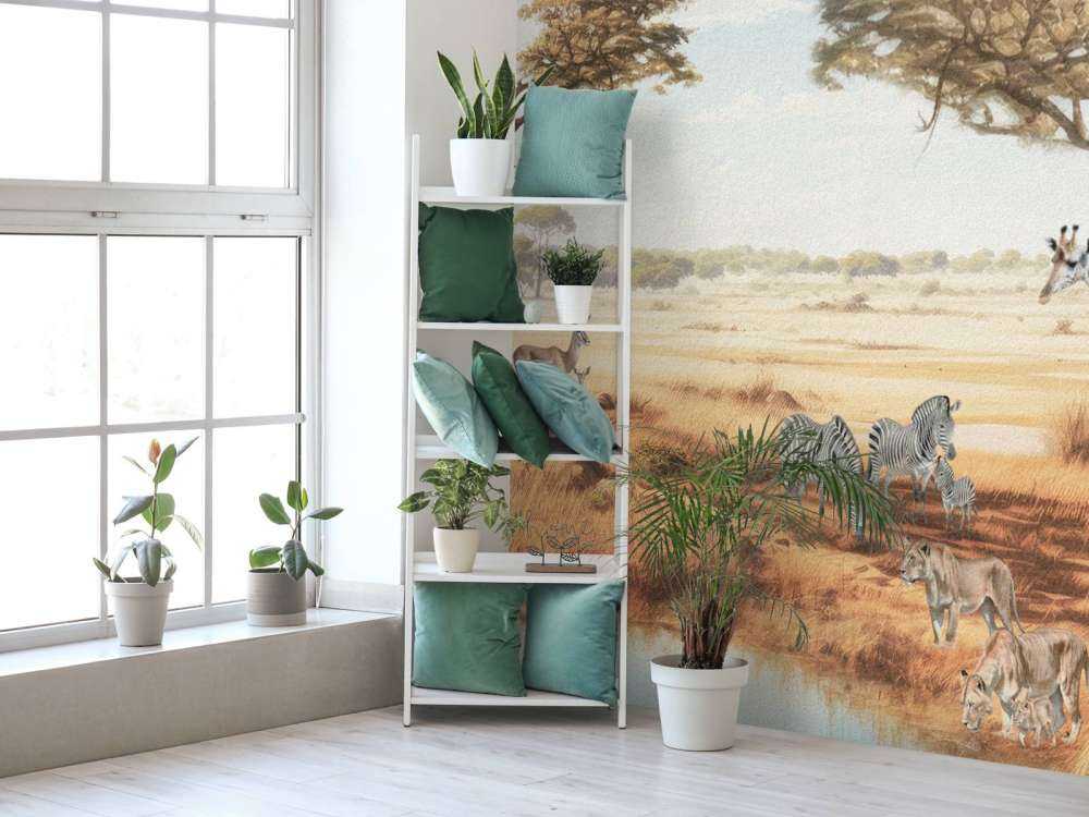 Safari landscape in color