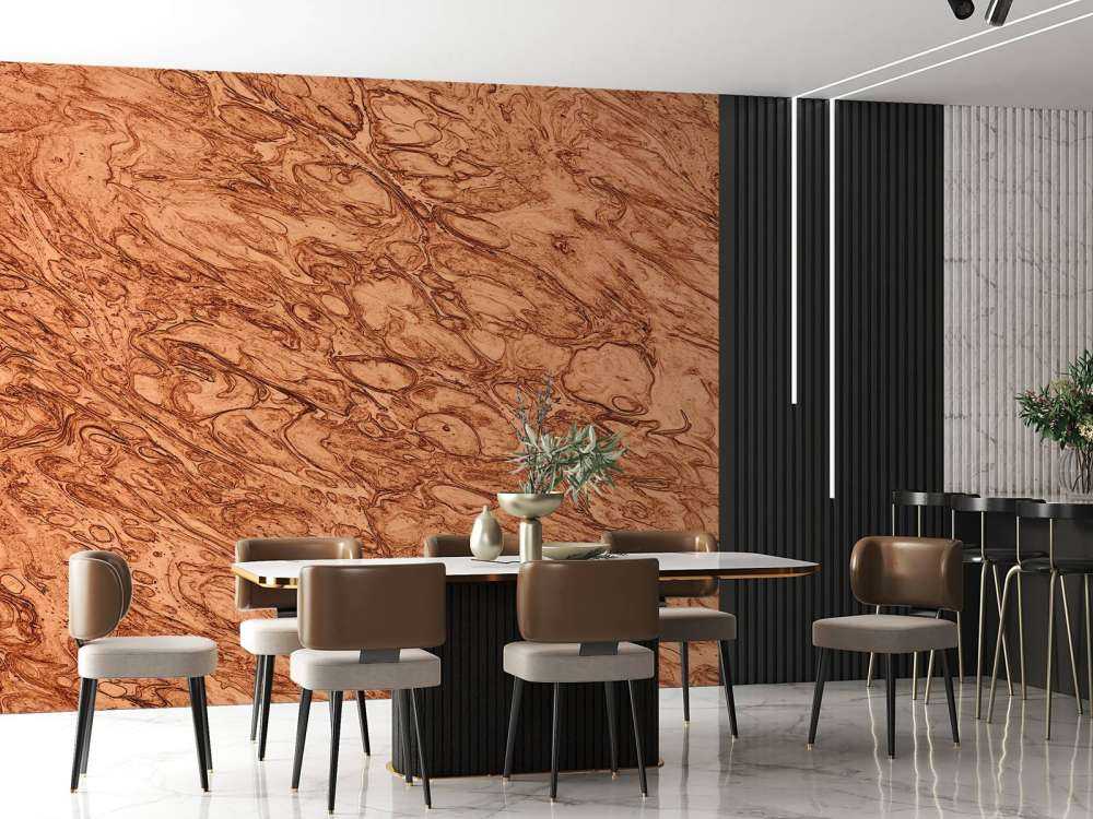 Molten copper background