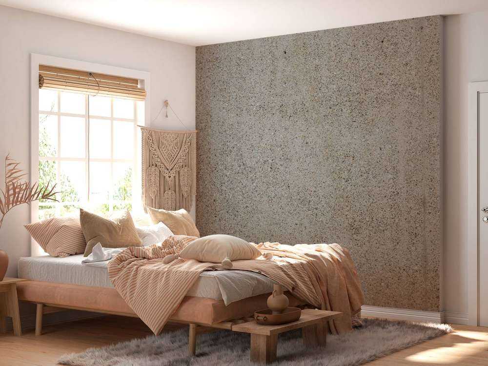 Concrete with coarse stones