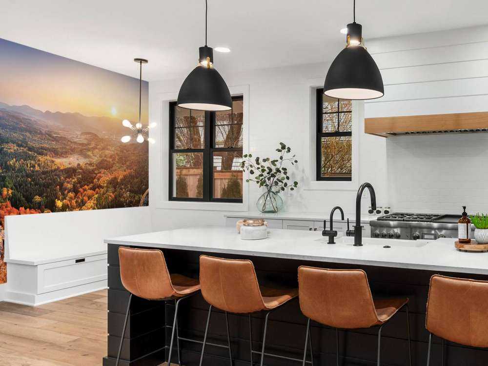 Autumn landscape in mountains