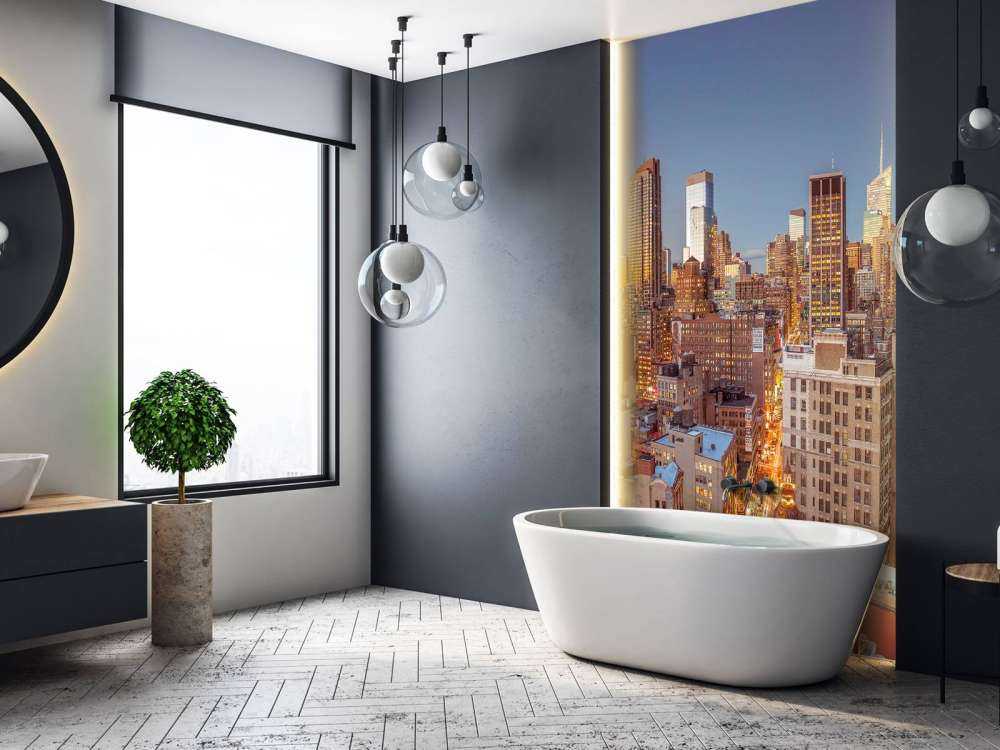 New York in the evening