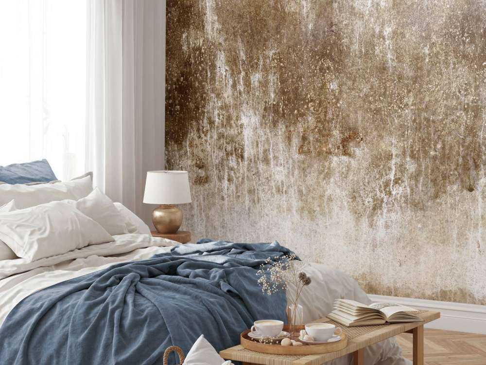 Old weathered brown wall