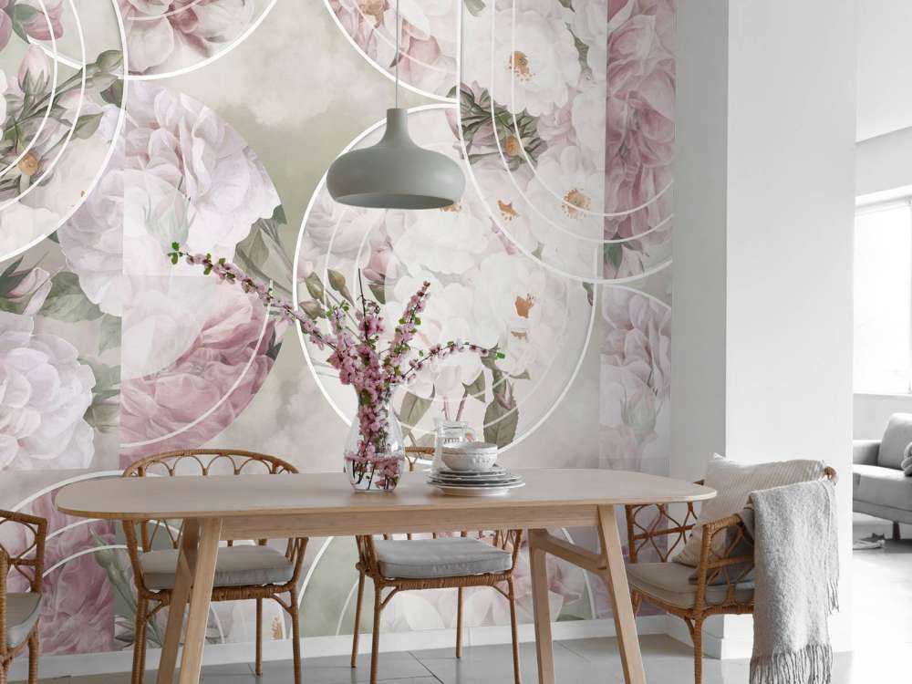 Timeless Floral Elegance - Blush Green