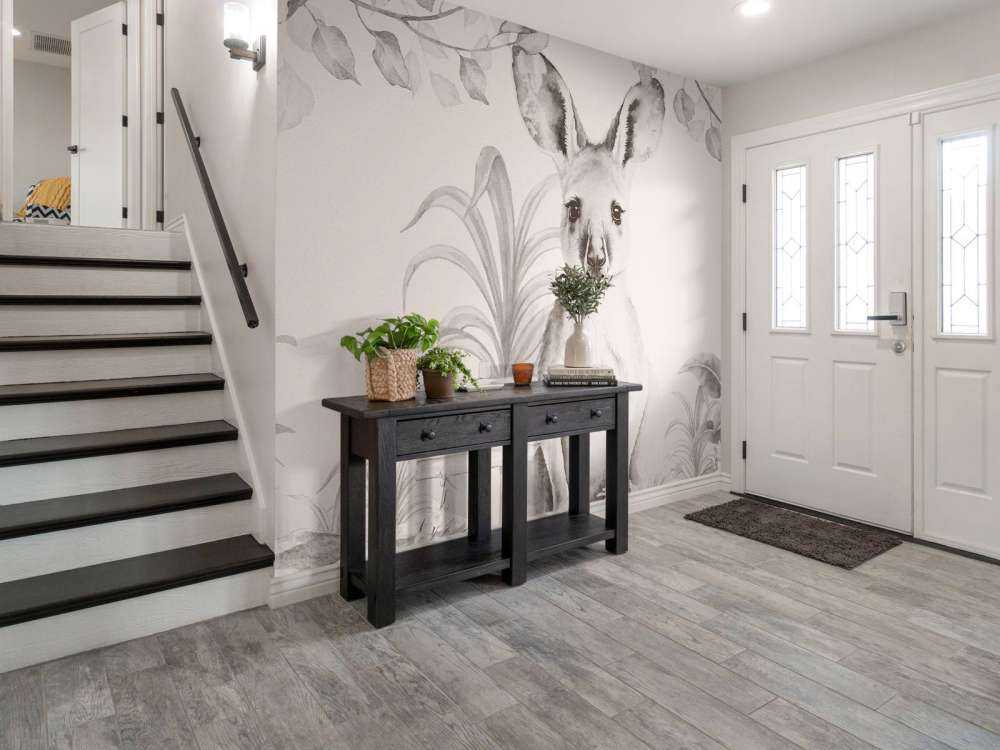 Baby kangaroo in the jungle beige